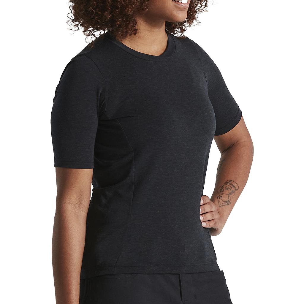 [64120-3604] JERSEY SPZ ADV SS BLACK (CABALLERO, L)