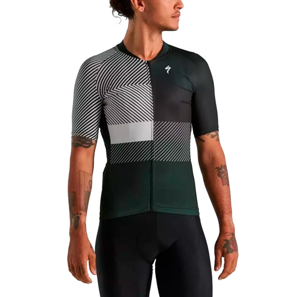 JERSEY SPZ SL+ LOGO STRIPE SS MEN