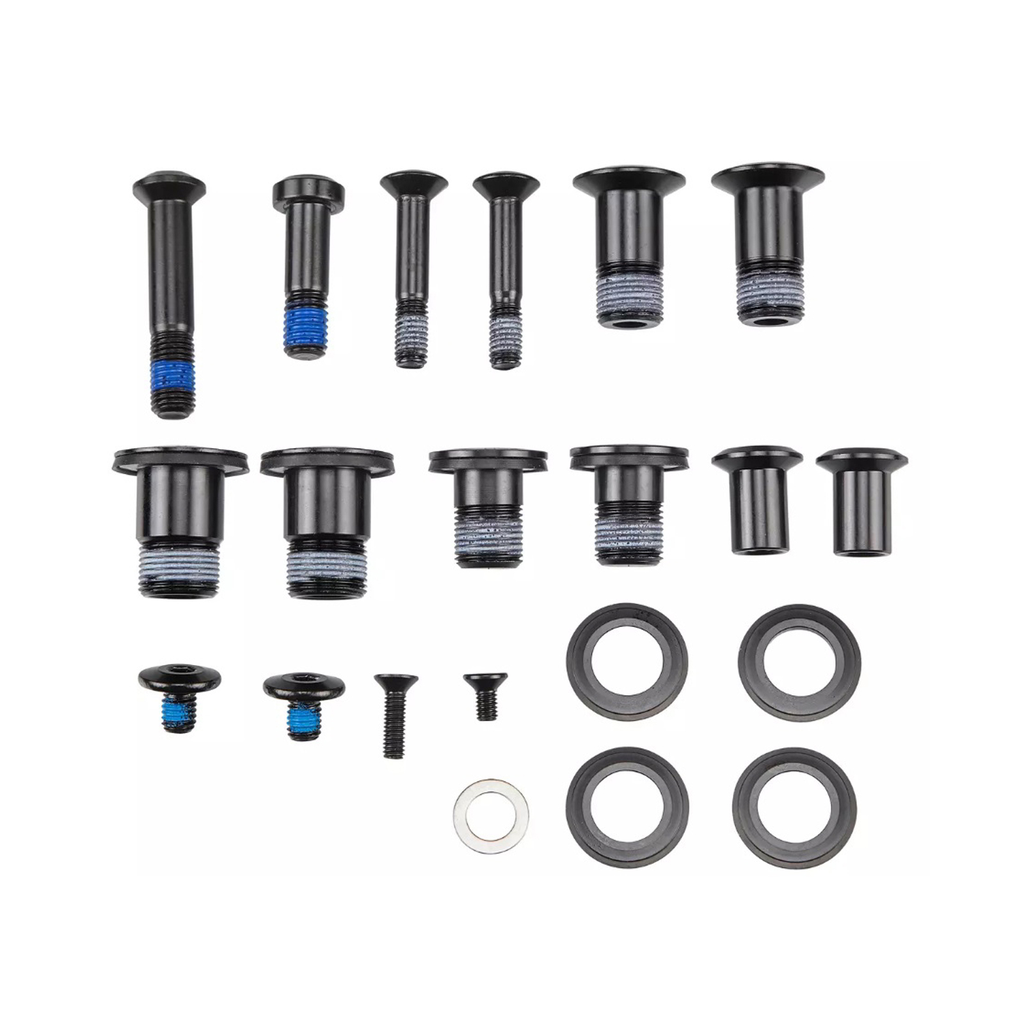 [S200500005] KIT SPZ BLT KIT, MY21 SJ, ALLOY FRAME, SUSPENSION PIVOT BOLT KIT (W/PIVOT SPACERS) BLACK
