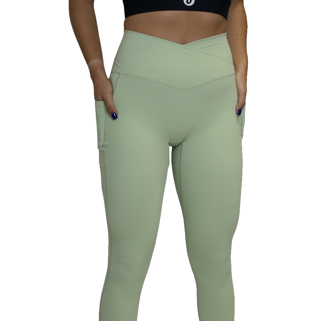 [ZW-DQ-005-VERDEAQ-L] LEGGING UBX FITNESS 2024 ZW-DQ VERDE