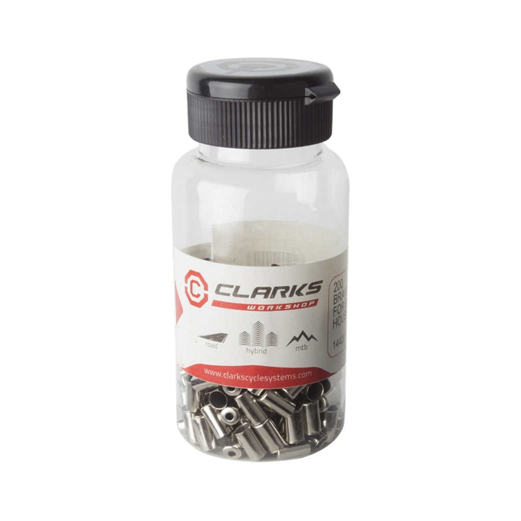 [14420] TERMINAL CLK SMM BRAKE SIL METAL BTLOF200 FERRULE SILVER