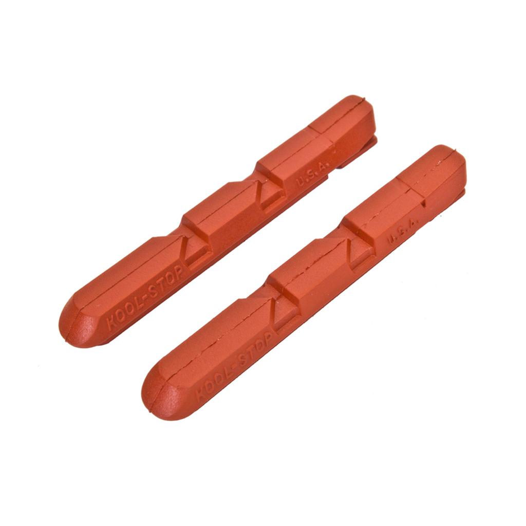 [13365] ZAPATA KOOL STOP V-BRAKE SAL PADS ONLY PR PURIST MFLO BTL SBC BLACK/ORG/SIL