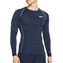 FRANELA NIKE NP DF TIGHT TOP LS OBSIDIAN/IRONPP/IRONPURPLE