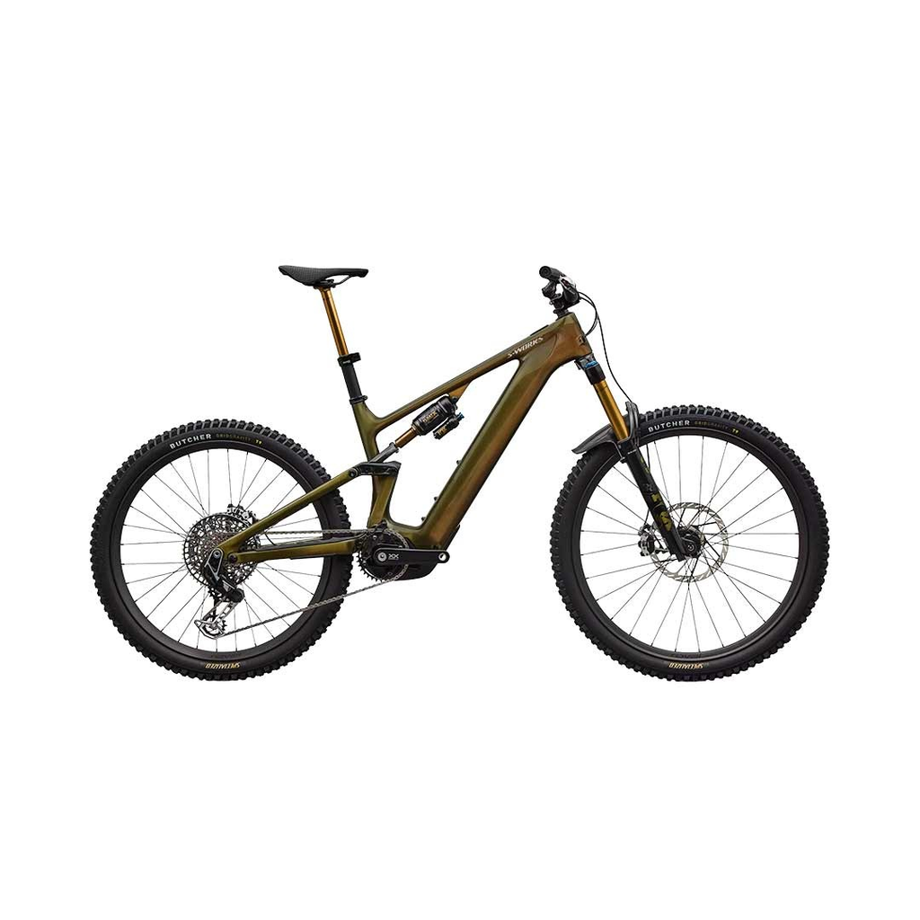 [95226-0602] BICICLETA SPZ LEVO SW CARBON G4 LRLGRNMET/BNTGLDMET/CHRM