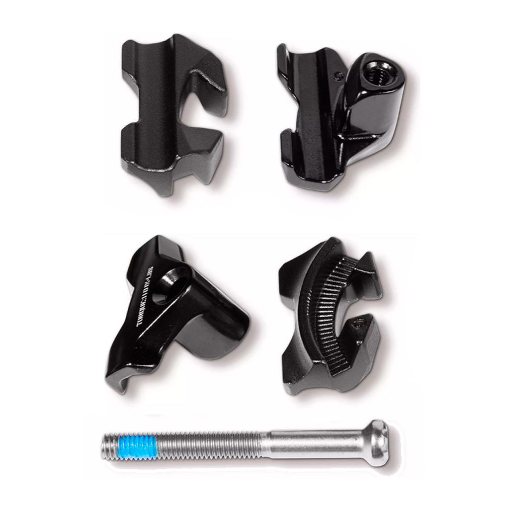 [28214-9075D] CARRIL DE SILLIN SPZ ALIEN HEAD CARBON RAIL CLAMP 7X9MM BLACK DRY
