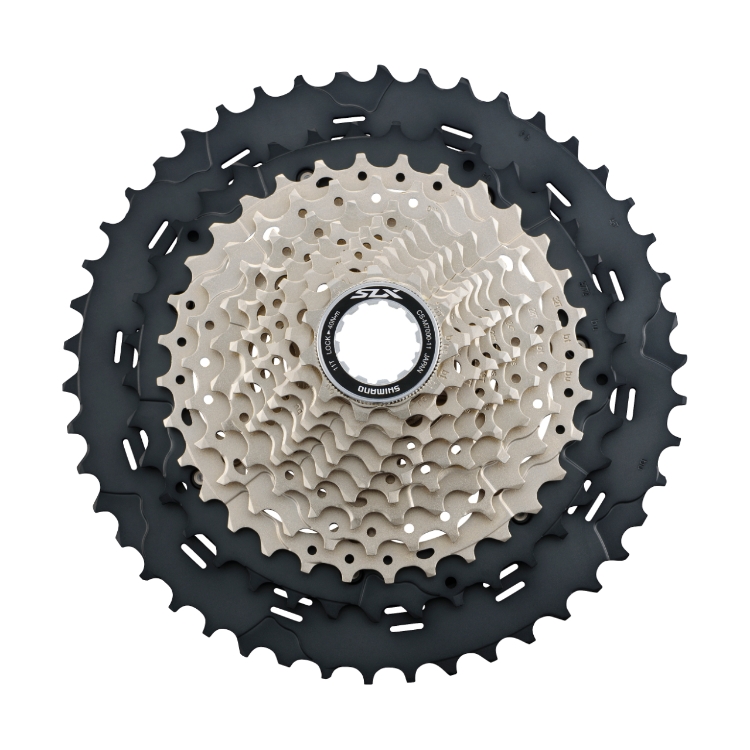 [21VN1420037] CASSETTE SHIMANO CASSETTE SLX 11 VELOCIDADES 11-13-15-17-19-21-24-28-32-37-42T EMPAQUE INDIVIDUAL. CS-M7000 SIL
