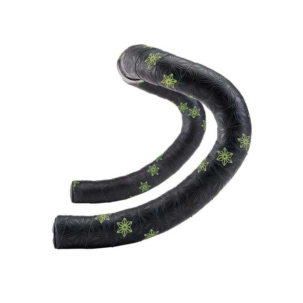 [25522-3110D] CINTA SUPACAZ SUPER STICKY KUSH TAPE GALAXY BLACK/NEON DRY