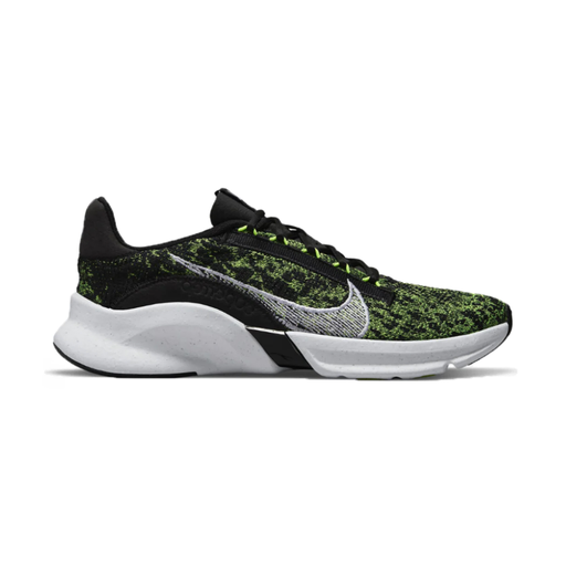 ZAPATO TRAINNING NIKE SUPERREP GO 3 FLYKNIT BLK/WHT-VOLT